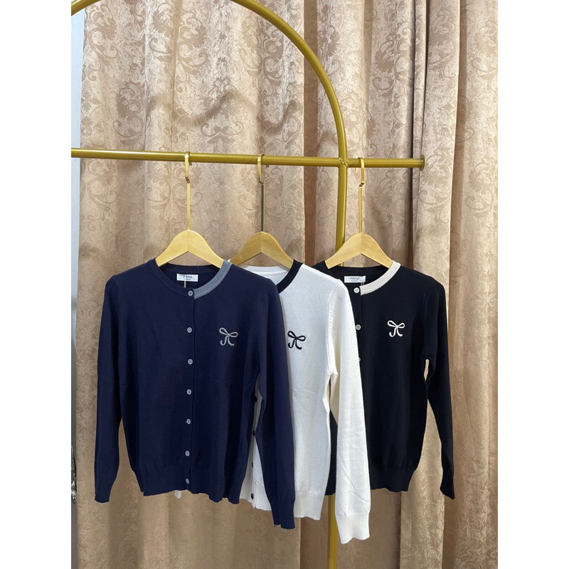 Cardigan Wanita Motif Pita Ready PO Bangkok