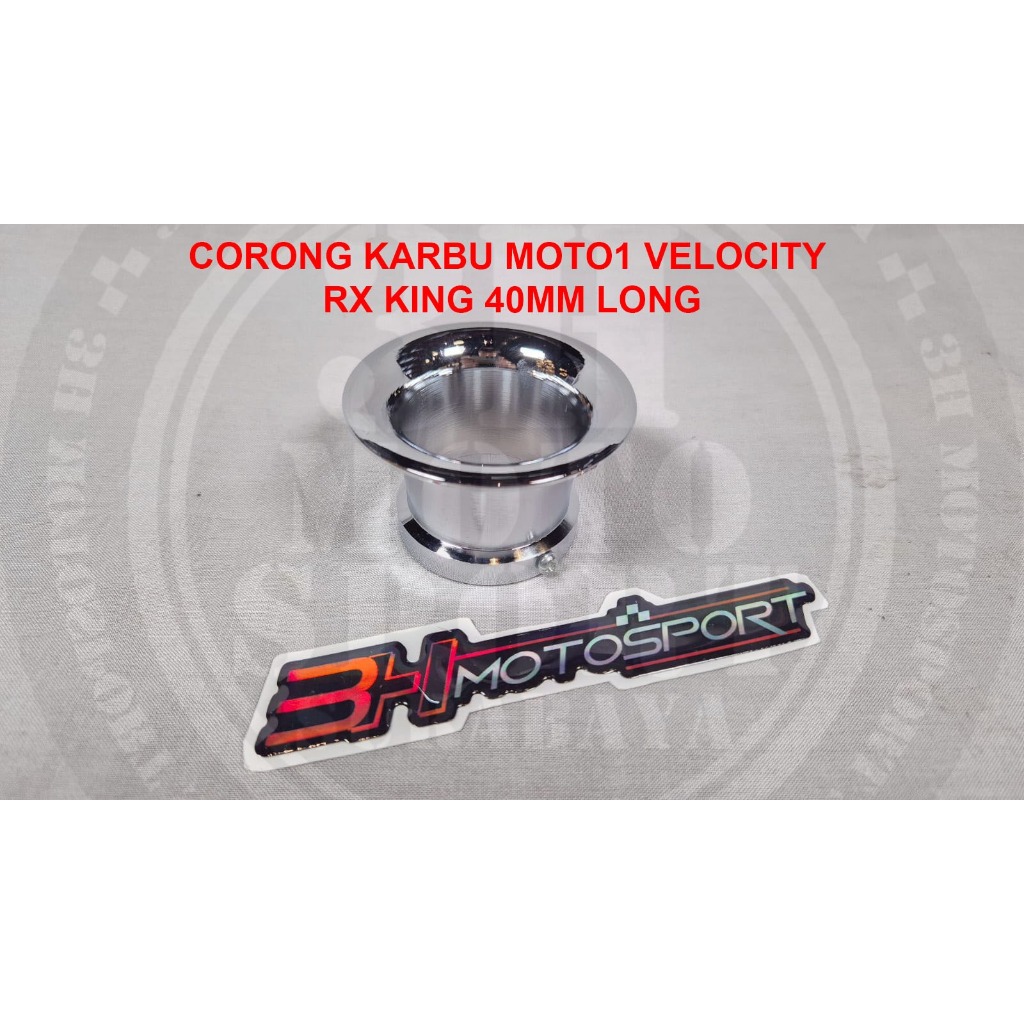 CORONG KARBU MOTO1 VELOCITY RX KING 40MM LONG
