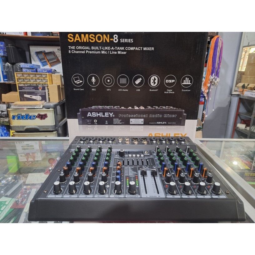 mixer ashley samson8 samson 8 / 8 channel original ashley ORI