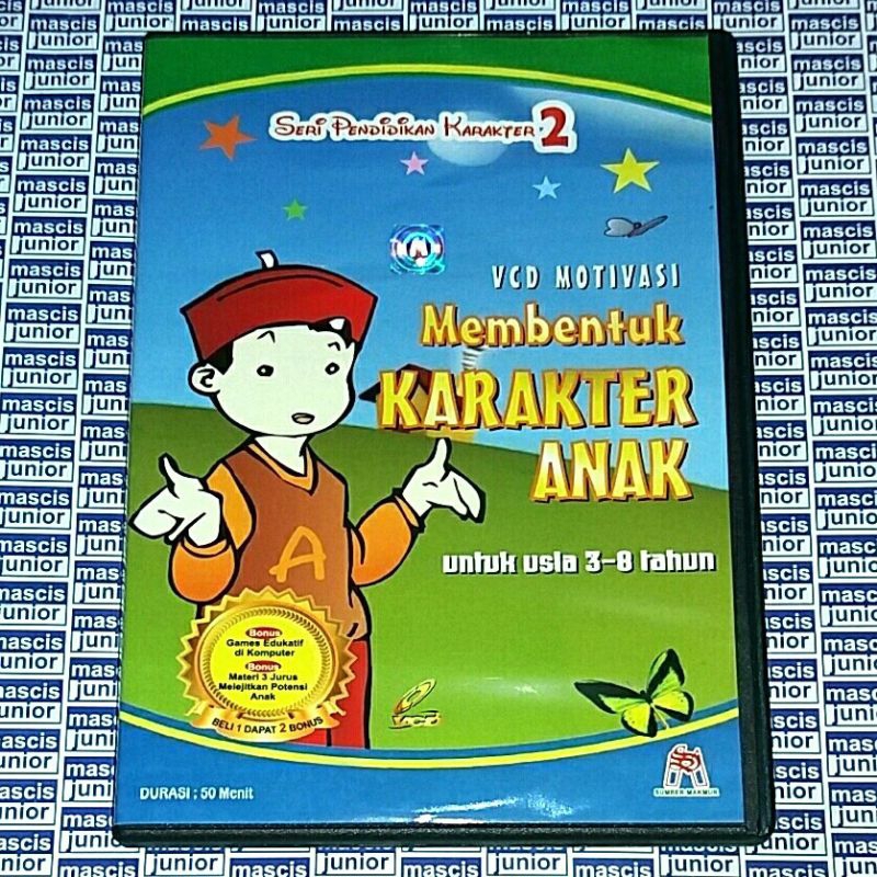 VCD Motivasi Membentuk Karakter Anak Untuk Usia 3-8 Tahun SERI PENDIDIKAN KARAKTER 2 V CD ORIGINAL