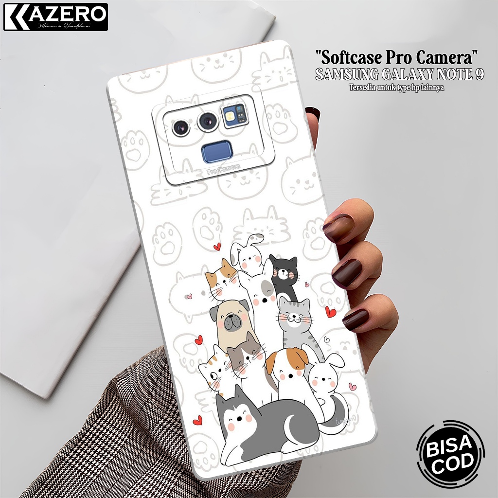 Case Hp Samsung Galaxy Note 9 - Case Kucing - Softcase Samsung Note 9 Terbaru - Casing Samsung Note 
