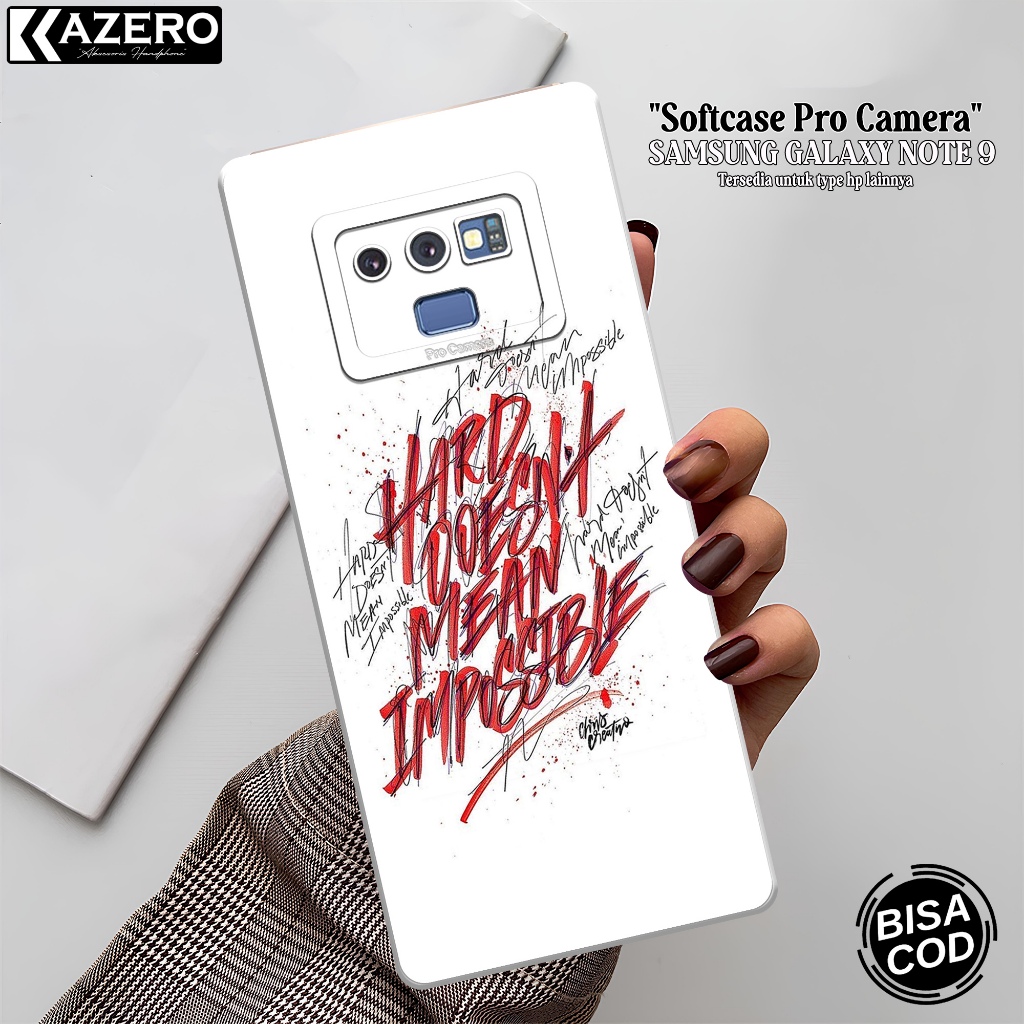 Case Hp Samsung Galaxy Note 9 - Case Aesthetic - Softcase Samsung Note 9 Terbaru - Casing Samsung No