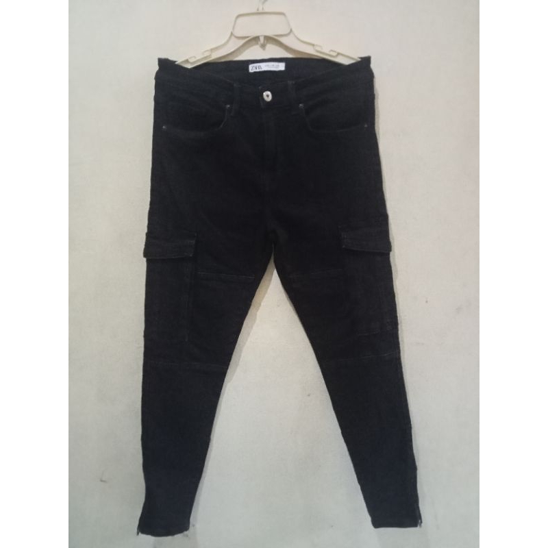 zara man cargo jeans skinny