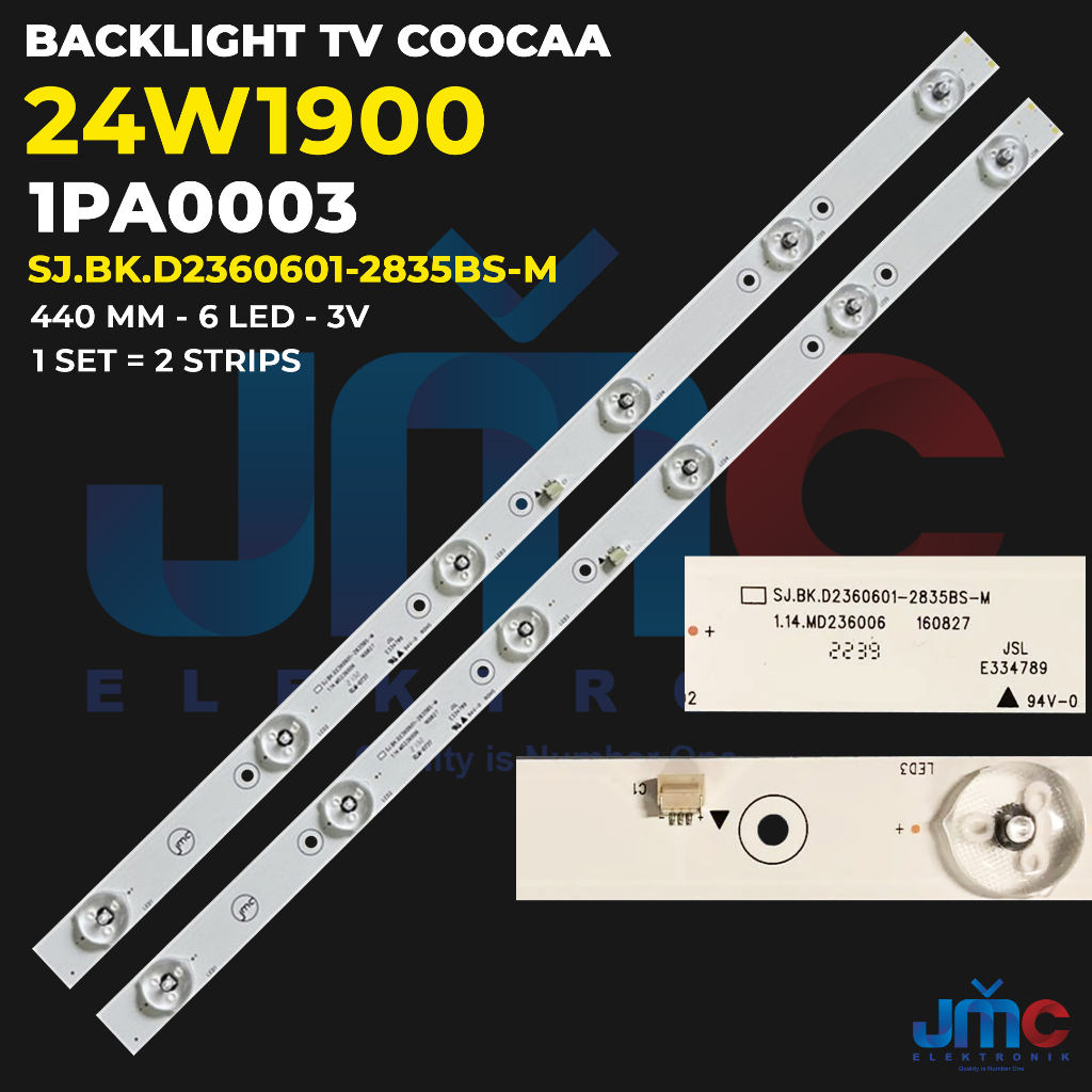 Backlight TV Coocaa 24 Inch 24W1900