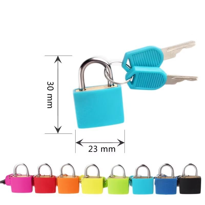 GEMBOK WARNA WARNI MINI SIZE - GEMBOK TRAVEL - GEMBOK SERBAGUNA - GEMBOK KOPER