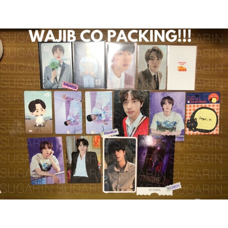 [READY STOCK] OFFICIAL PHOTOCARD MPC JIN/KIM SEOKJIN/KSJ PROOF YNWA HYYH PT.2 POB BUTTER LY HER POB 