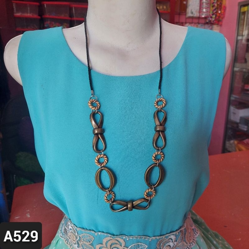 Kalung Etnik A529 Kalung Panjang Aksesoris Kalung Wanita