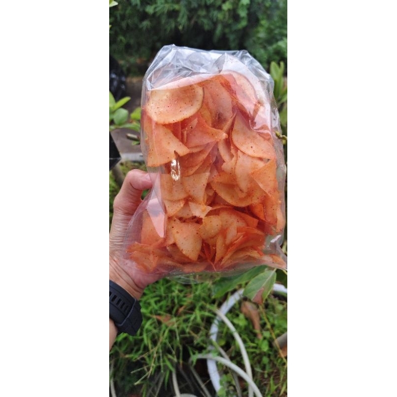 

KERIPIK "TAKUT HABIS SNACK" pedas manis