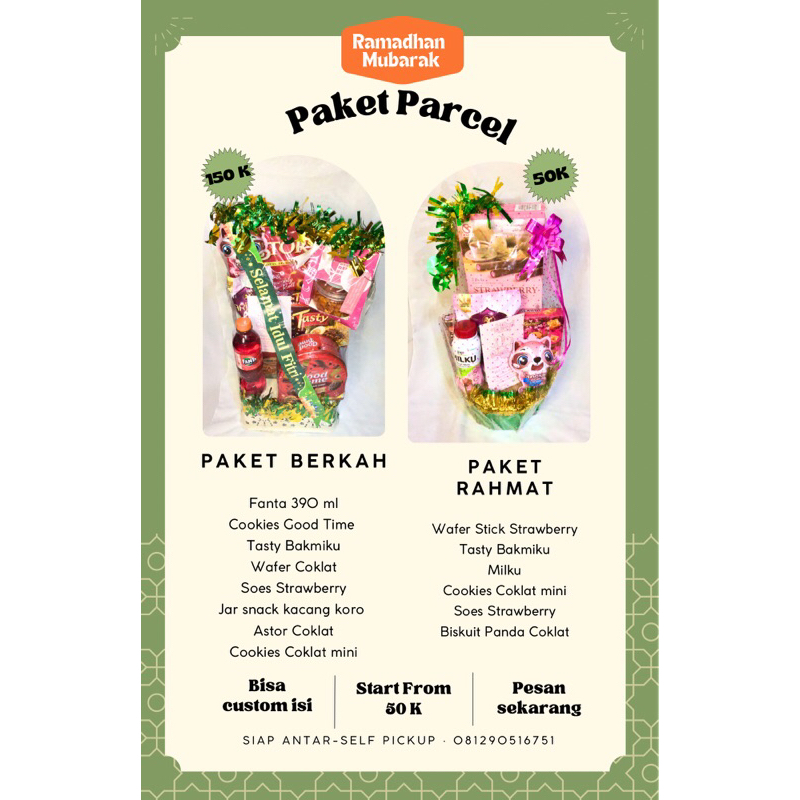 

Parcel Lebaran/Hampers Eid Hemat