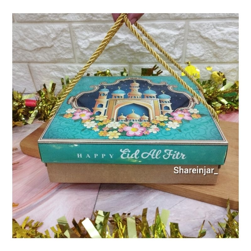 

Box Kotak Packaging Hampers Kue Kado Selamat Idul Fitri Dus Lebaran #G