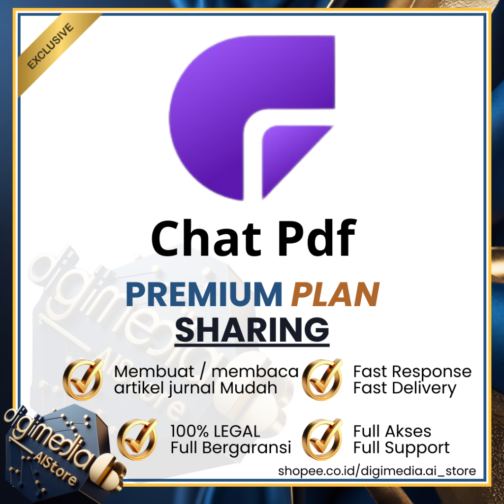 ChatPDF PREMIUM ACCOUNT | PDF AI | Chat bot PDF Untuk Selesaikan Tugasmu Tanpa batas waktu.