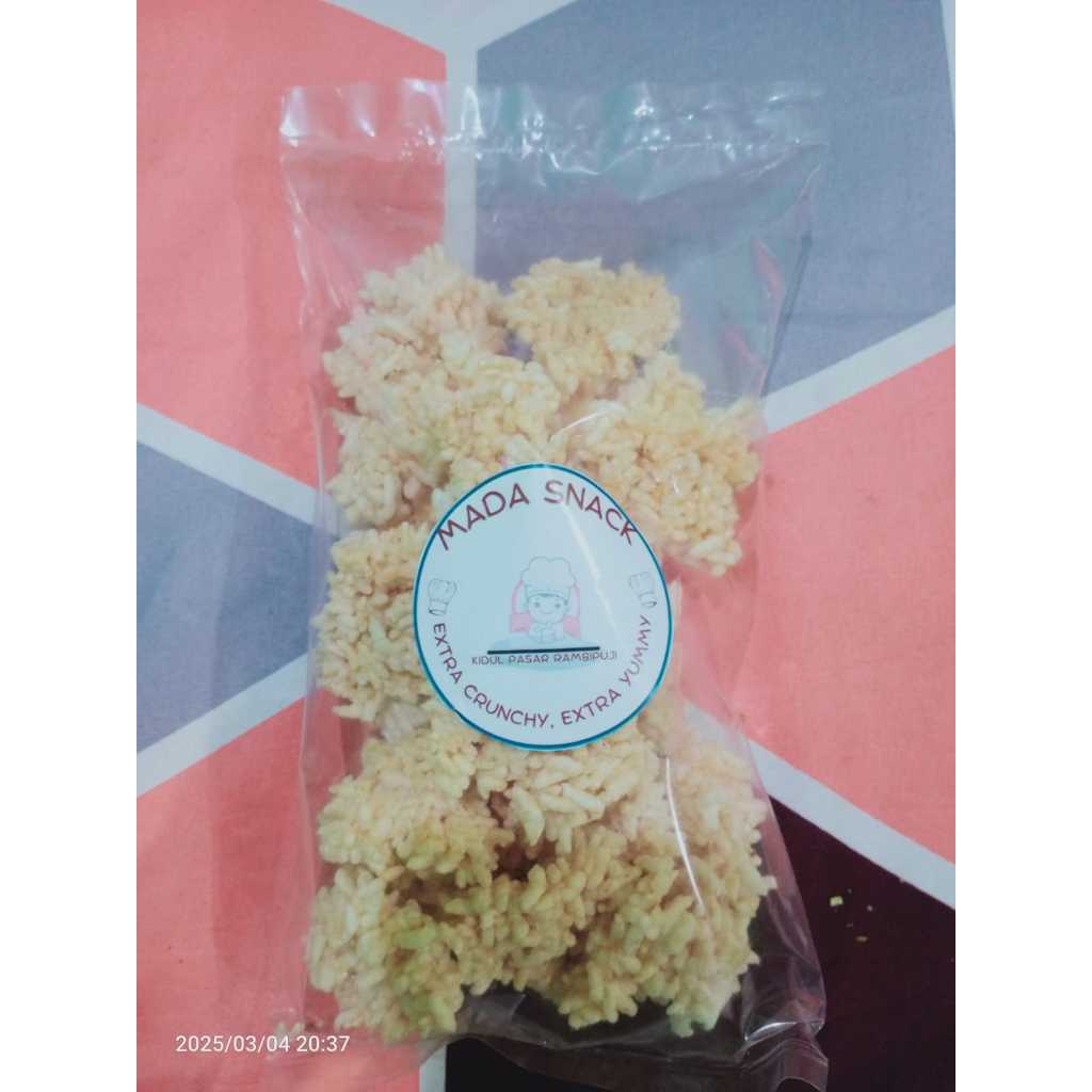 

RENGGINANG TERASI ENAK DAN GURIH NETTO 100 gram