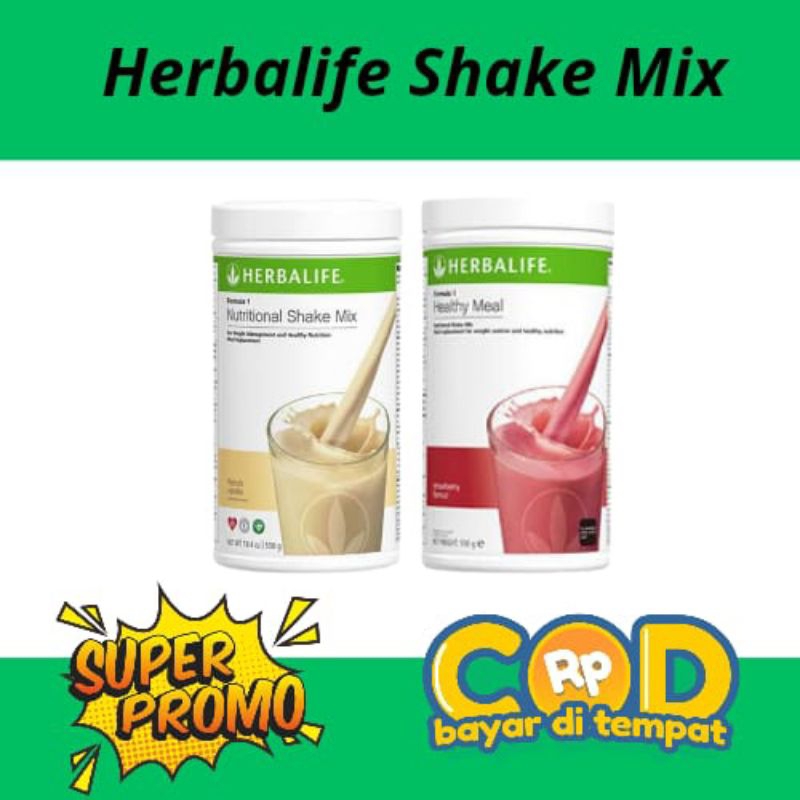 (SUPER_PROMO) HERBALIFE_SHAKE_MILE Vanila+Wild Berry(ORIGINAL_BPOM)