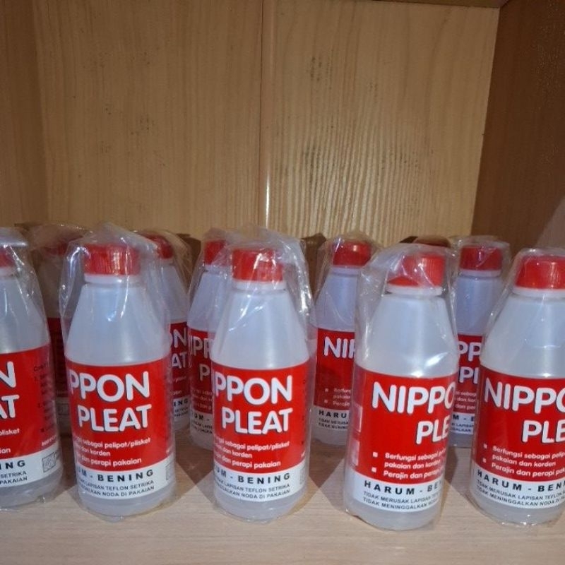 Obat Plisket | Merek Nippon Pleat | 100ml | Obat Plisket Gorden dan Pakaian