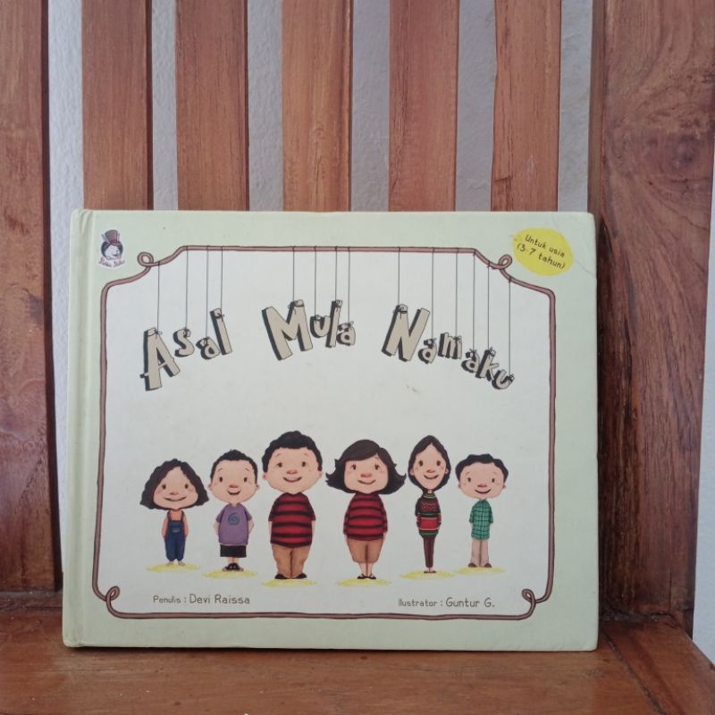 Preloved buku anak Boardbook ASAL MULA NAMAKU RABBIT HOLE