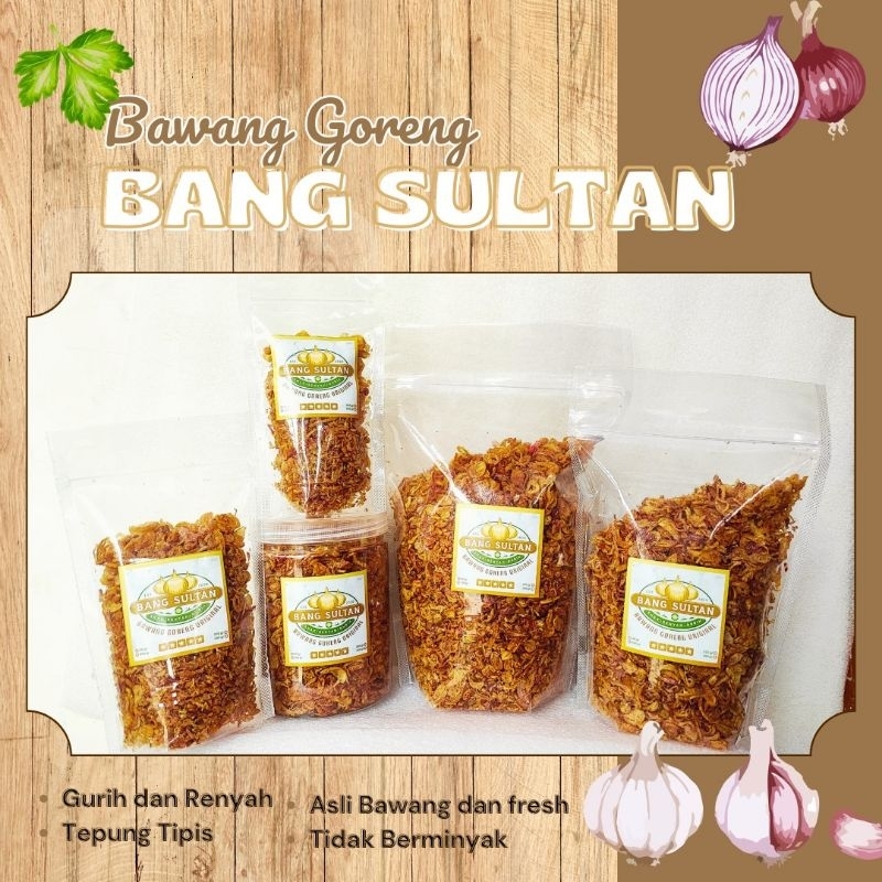 

bawang goreng sultan 50 gram original berkualitas tanpa campuran