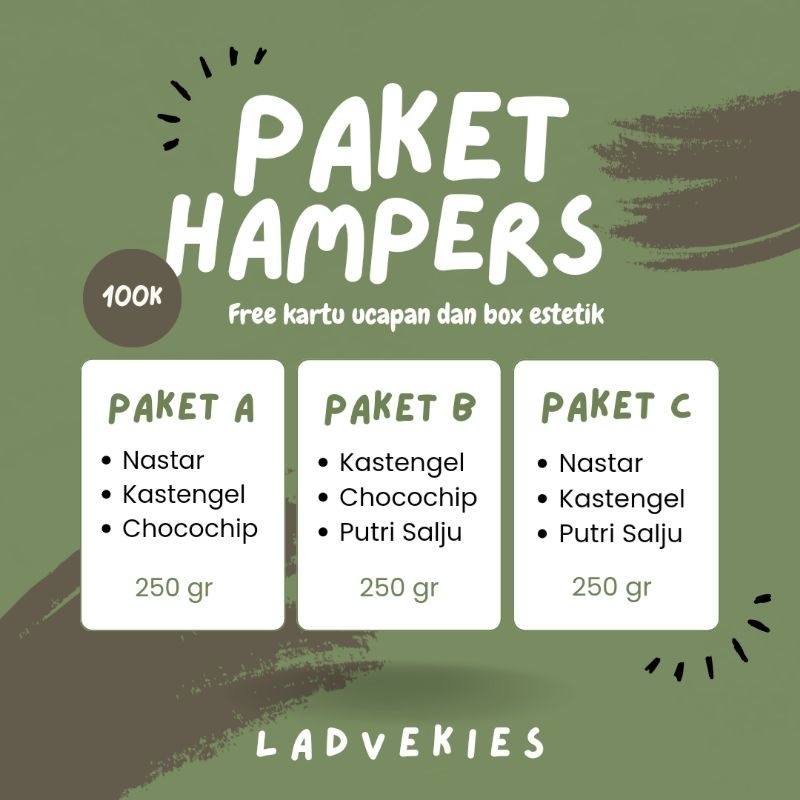 

Paket Hampers Kue Kering Premium