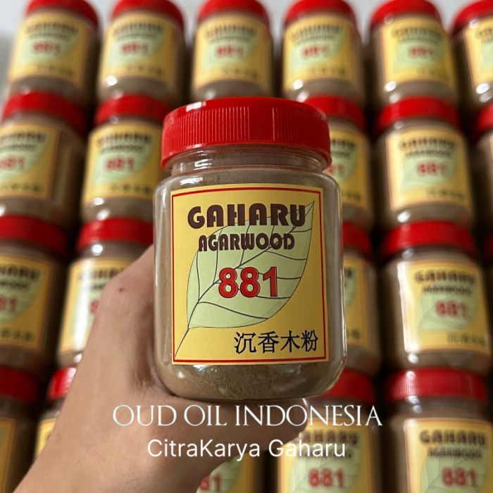 Serbuk Kayu Gaharu Asli Code 881 Murni Aroma Sorong isi 50 Grams