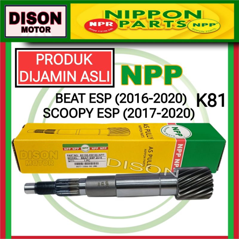 As pully npp Beat esp Scoopy esp K81 original as pulley puli npp
