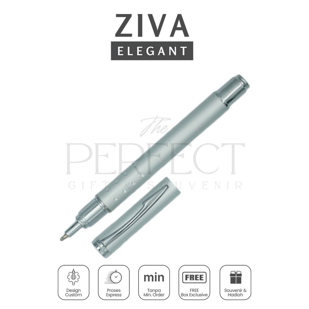 

Ziva Elegant Pen Rollerball Free Box Custom Grafir Exclusive Promosi Gift Kado Souvenir
