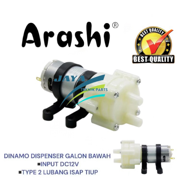 POMPA DISPENSER ARASHI GALON BAWAH  | DINAMO POMPA AIR DISPENSER ARASHI