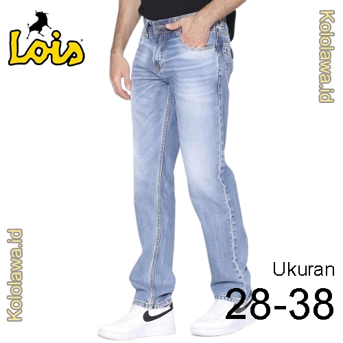 Lois Original Celana Jeans Panjang Pria Straight Celana Jeans Lois Terbaru