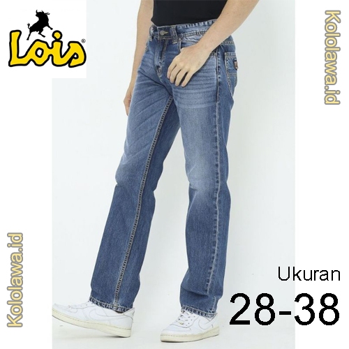 Lois Original Celana Jeans Panjang Pria Slim Fit Celana Jeans Lois Terbaru