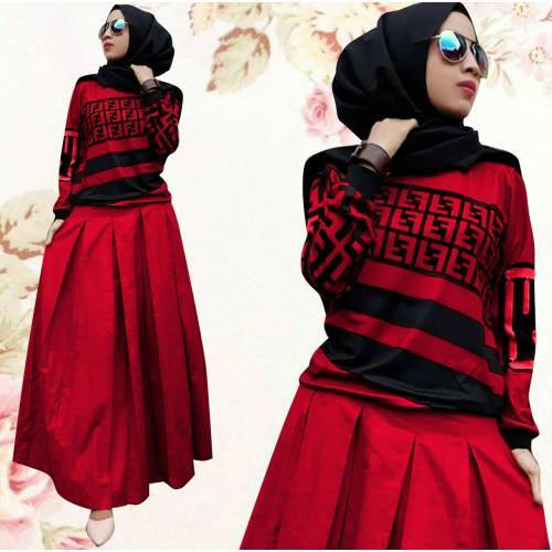 SETELAN ROK 2 IN 1 SORAYA SET ROK STELAN ROK TERLARIS Baju setelan wanita dewasa import kekinian ter