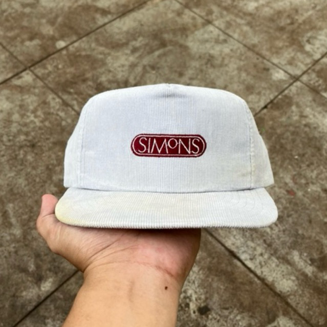 Vintage Hat Simons CORDUROY ADJUSTABLE RETRO CAP