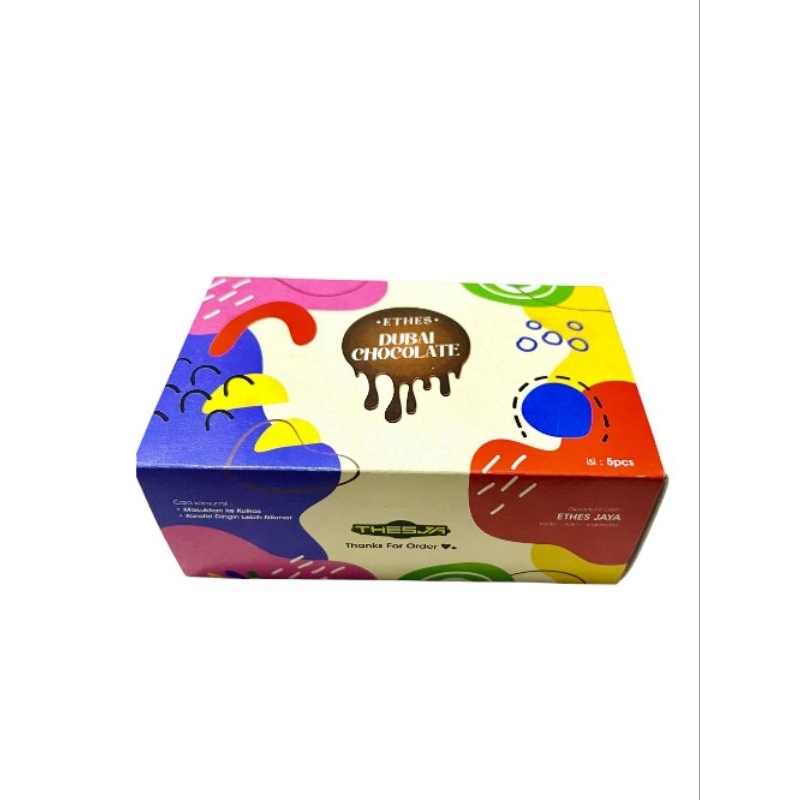 

ETHES DUBAI CHOCOLATE 1BOX VARIAN 5x70GRAM