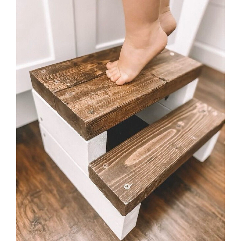 Bangku Tangga Dapur Bahan kayu Kokoh//Tangga Susun//Bangku Tangga Susun Untuk Dapur