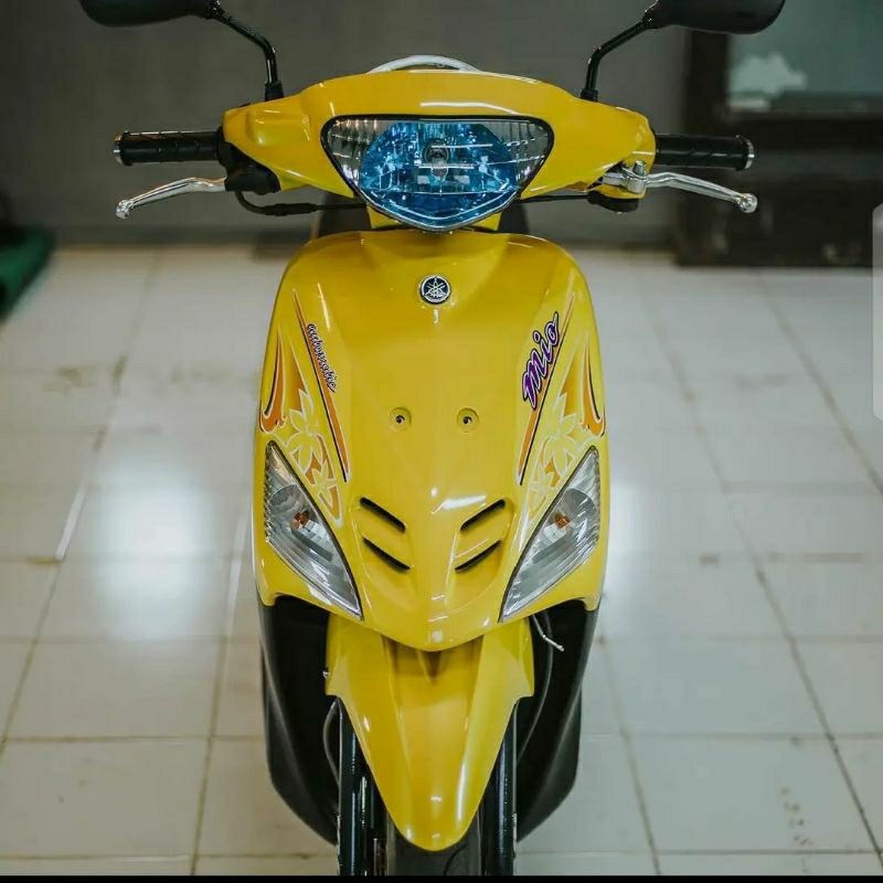 Striping Lis Sticker Standar Ori Yamaha Mio Sporty Kuning 2005 Kuning Mio kuning 2005