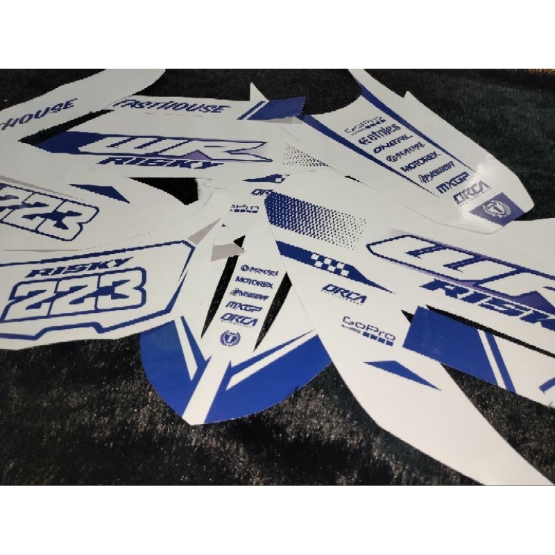 Decal wr155 stiker wr full body striping Yamaha wr full body bisa request