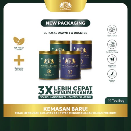 

El Royal Premium Herbal Tea | Teh Herbal Alami Membantu Melancarkan Pencernaan