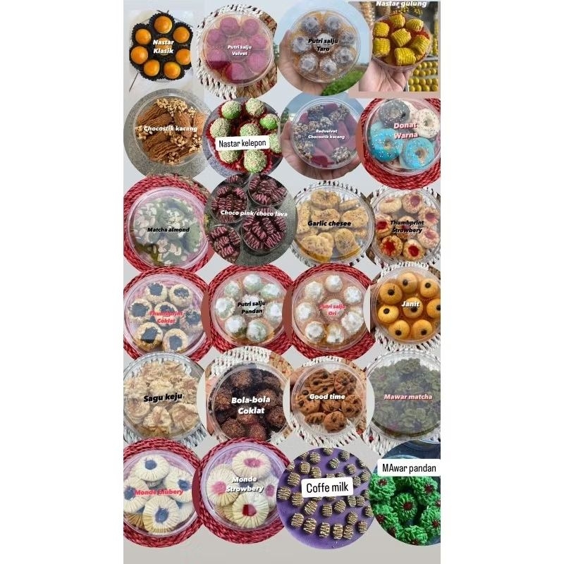 

ANEKA KUE KERING KUKER 250 GRAM WENAK NASTAR CASTENGEL THUMBPRINT KUKER COKLAT BROWNIES COOKIES