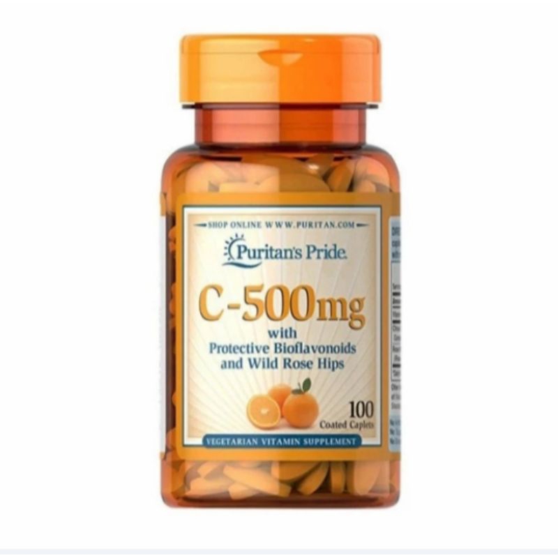 puritan's pride vitamin C 500 mg with bioflavonoid 100 Capsules