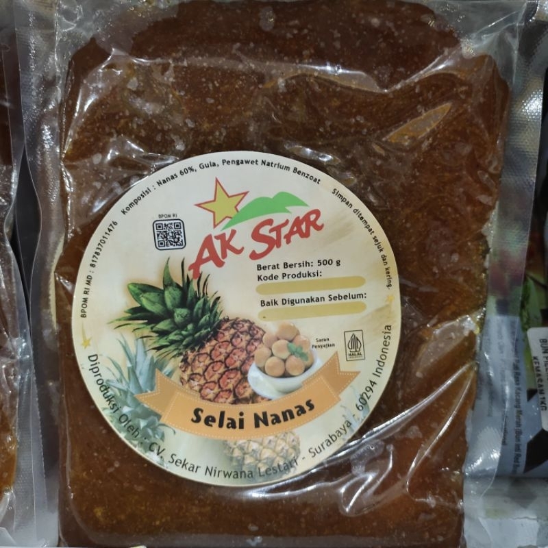 

AK Star Selai Nastar 500gr