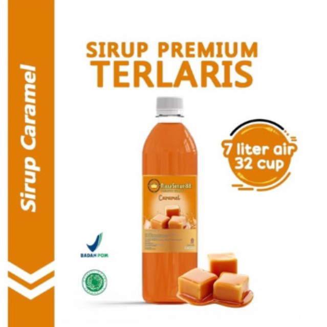 

Sirup Rasa Caramel / Karamel Minuman Sirop Flavour Syrup Halal 640 ml RAJA SIRUP 88