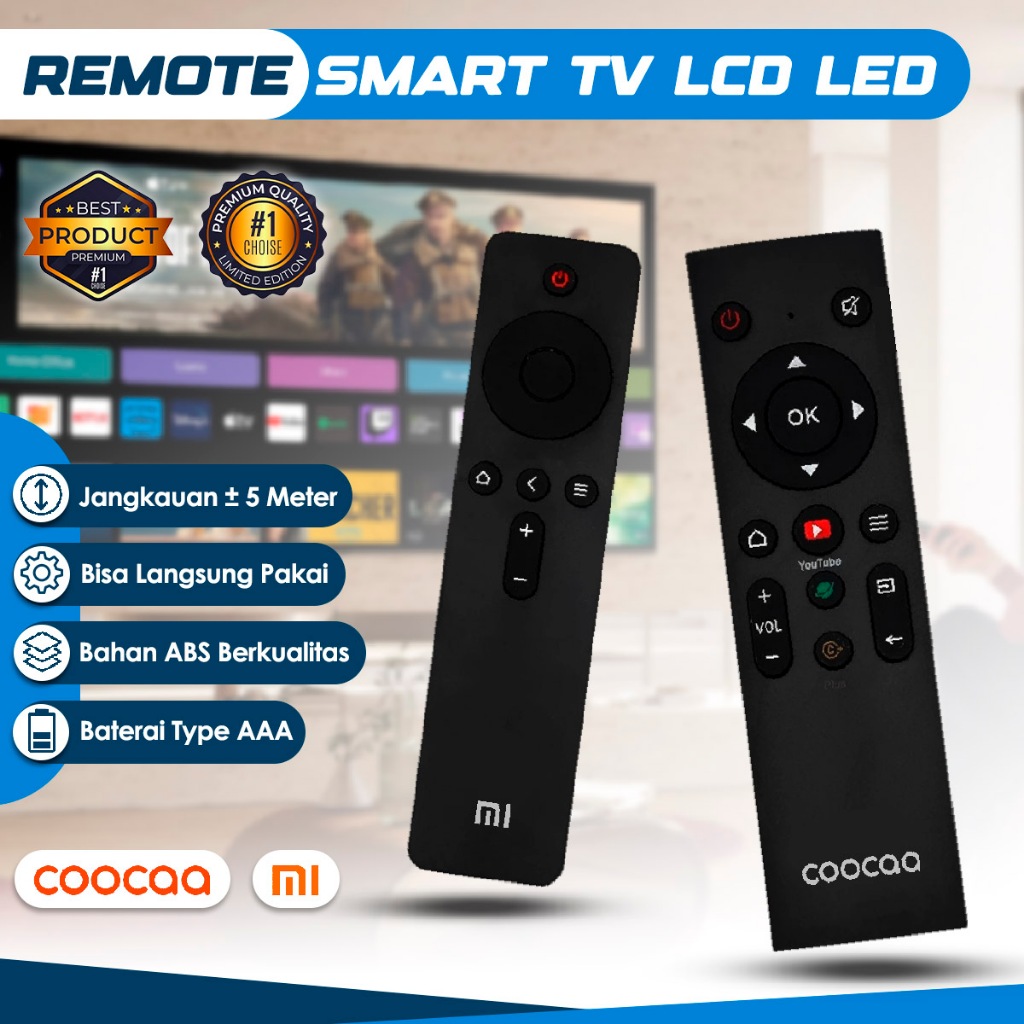 Remote Android Smart TV Coocaa Xiaomi LCD LED Smart – Remote Tv Android Xiaomi Mi TV 4A Coocaa 32S3U
