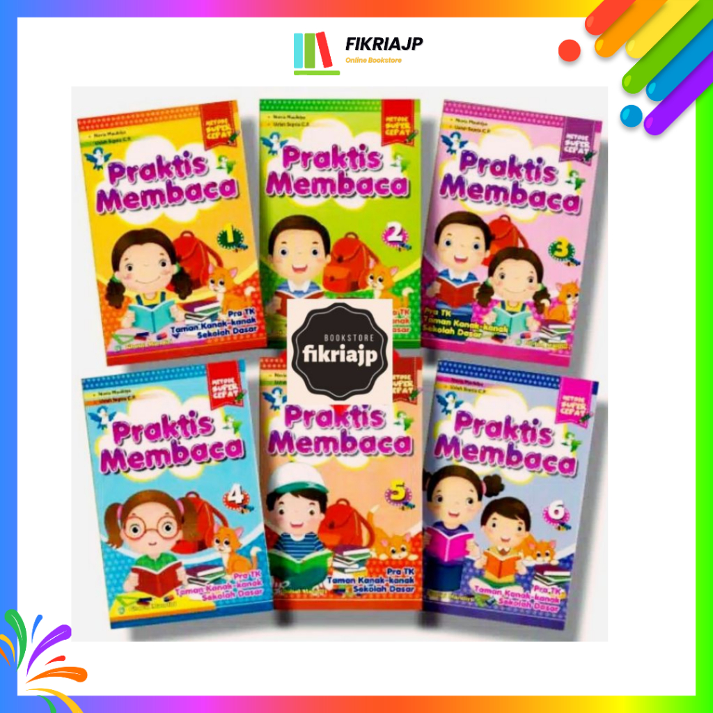 Buku TK Praktis Membaca Metode Super Cepat Jilid 1 2 3 4 5 6 - Global Mandiri