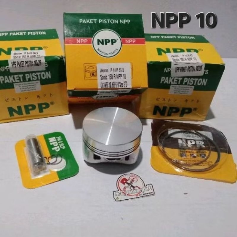 NPP6/10/PISTON KIT MENTAH PEN 14 MM//SEHER SET RING BORE UP OVER SIZE/OS 63,5/64/64,5/65/65,5/66/66,