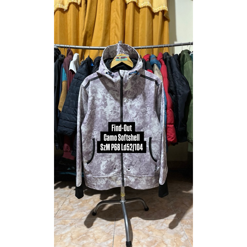 JAKET FIND-OUT CAMO SOFTSHELL