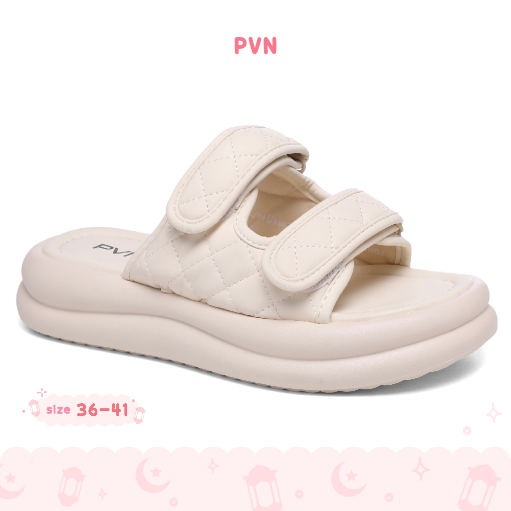 PVN Zela Sandal Tali Wanita Krem 207