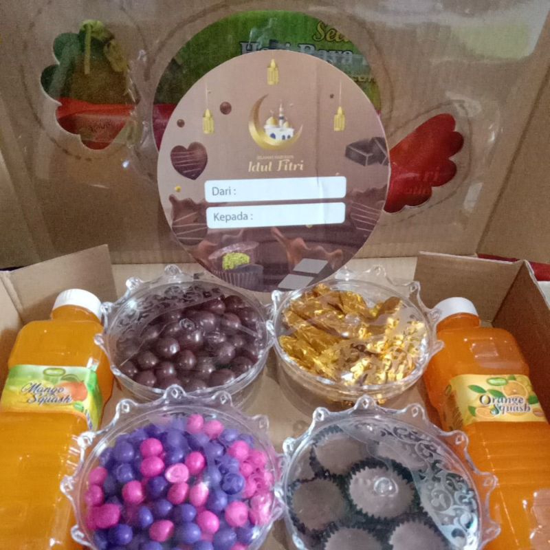 

Bisbon Happy Choco Double Squash / Paket kue Kering lebaran Isi 6/ Hampers Lebaran
