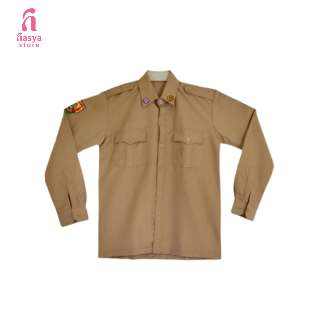 Baju Pramuka Penggalang Rapilo Lengan Panjang Kemeja Pramuka Lengan Panjang Rapilo Seragam Pramuka S