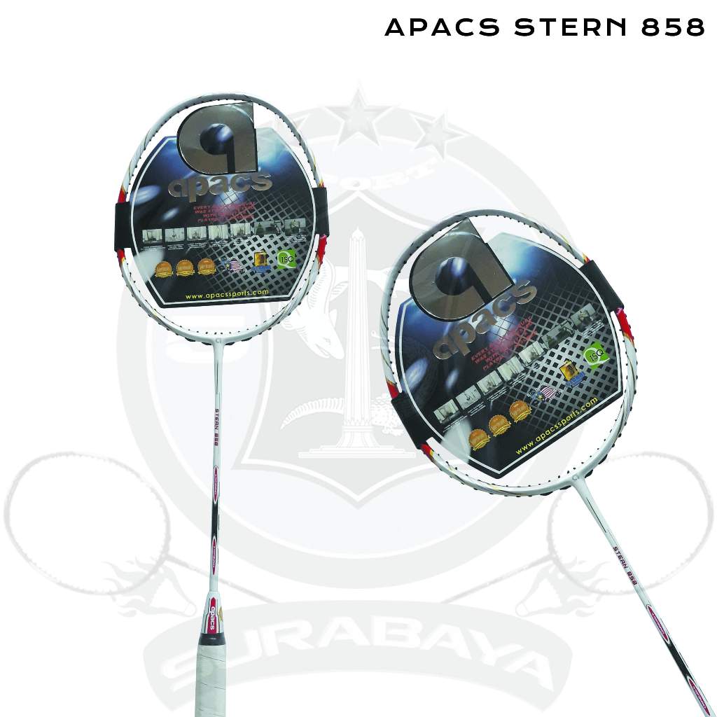Raket Original Apacs Stern 858 Bonus Senar