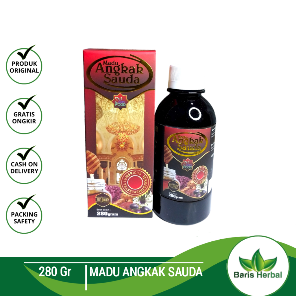 Madu Angkak Sauda - Madu Plus Angkak Plus Sari Kurma Original