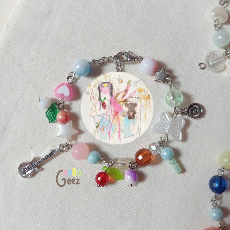 beabadoobee - album & single cover inspired bracelet | by Hello, Geez ᓚ₍ . .₎