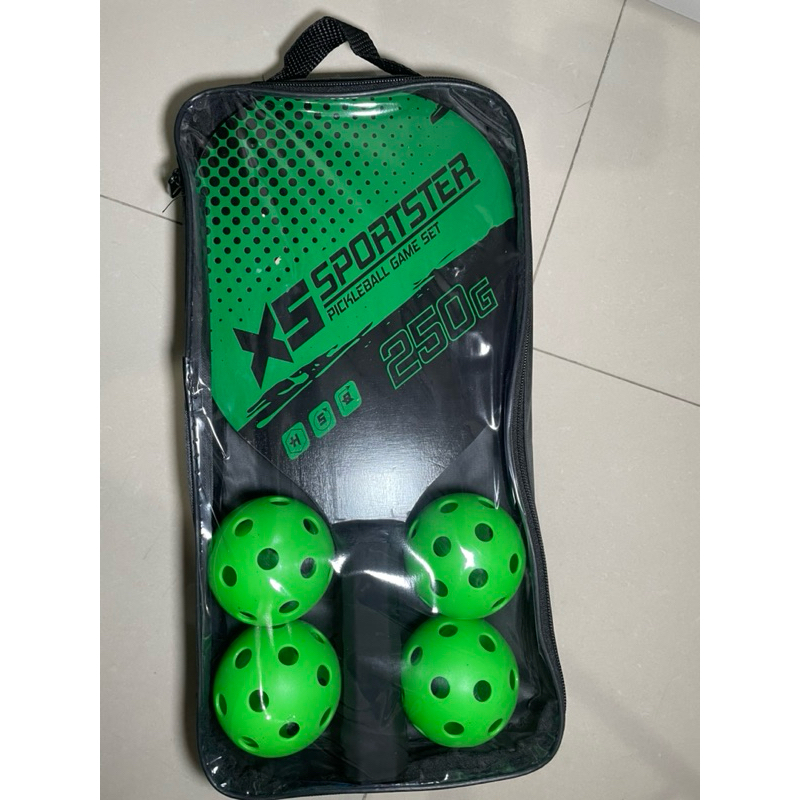 New Product Pickleball Set 2Pcs Raket Pickleball Paddle Set Paddle Tenis Pickleball Bola Pickleball