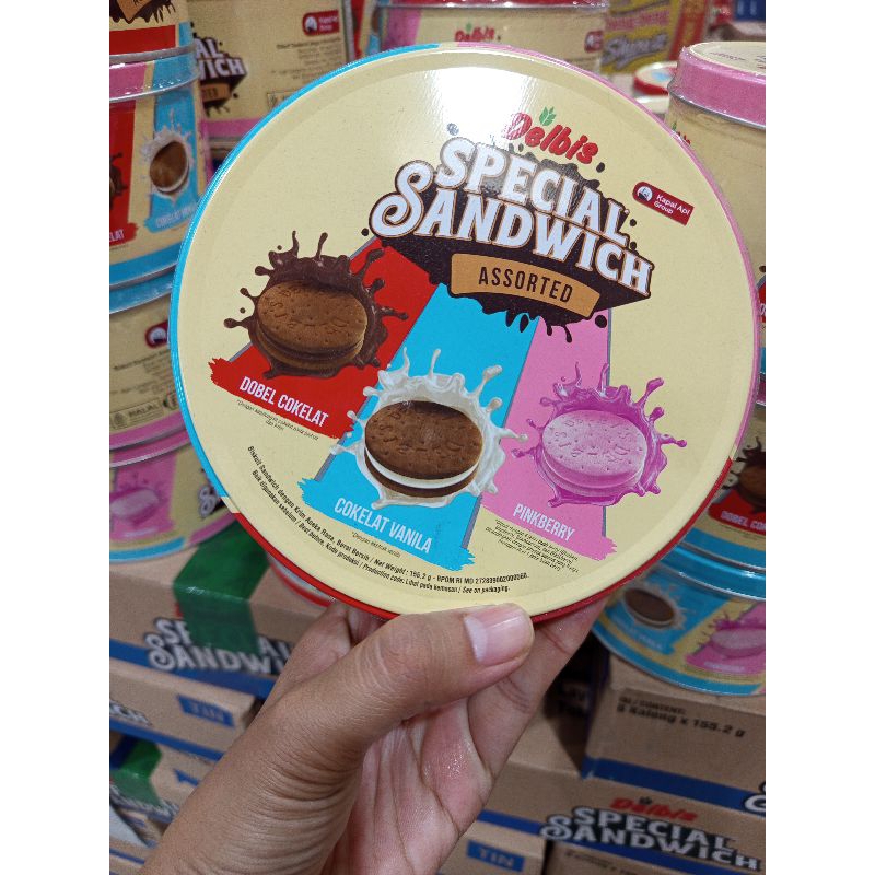 

delbis biskuut kaleng enak, ada banyak rasa